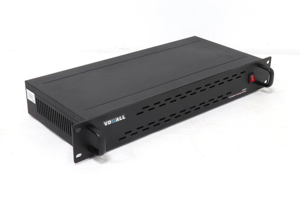 VDWALL DS2-4 DVI Splitter + صندوق تحكم تضخيم إشارة بطاقة الإرسال