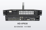 HuiDu HD-VP830 معالج فيديو بشاشة LED ملونة كاملة اثنين في واحد