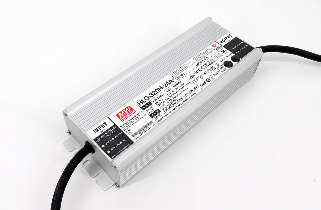 Meanwell HLG-320H-24A Single Output LED Lamp Power Supplies