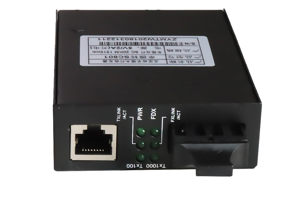 LINSN SC801 Single Mode Ethernet Media Converter