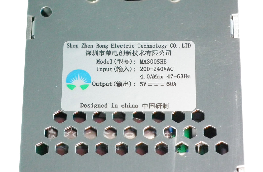 Rong-Electric MA300SH5 5V60A 300W Alimentation pour écran LED