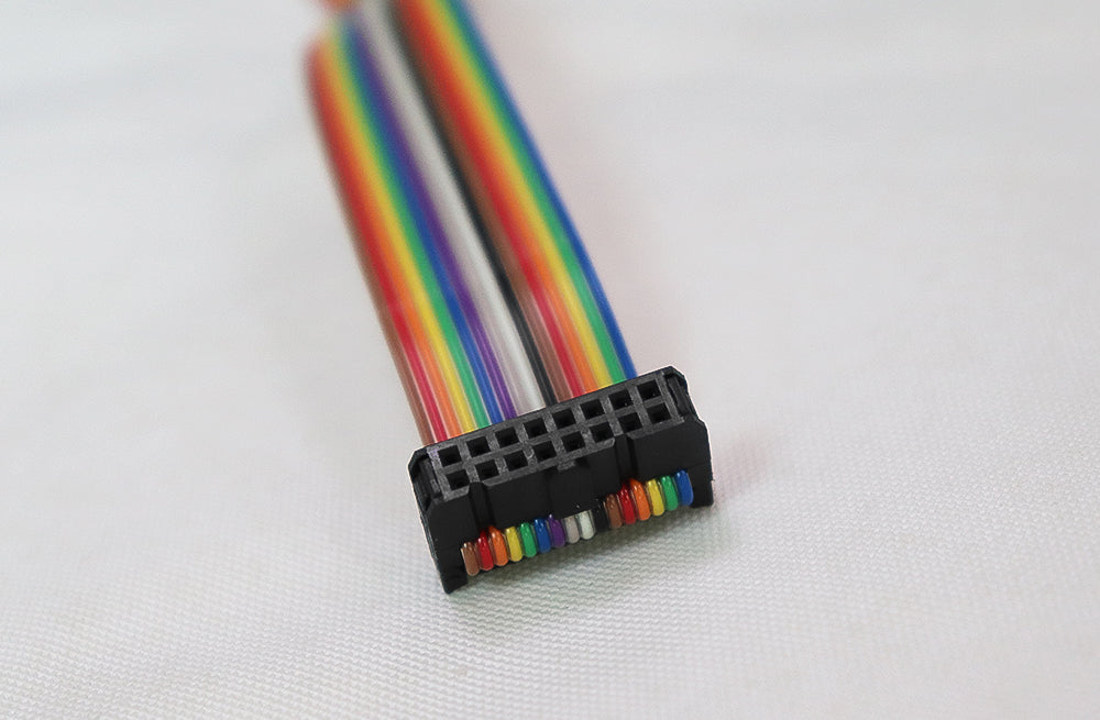 16pin flat ribbon signal cable rainbow color