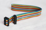16-контактный плоский ленточный кабель для передачи данных радуги