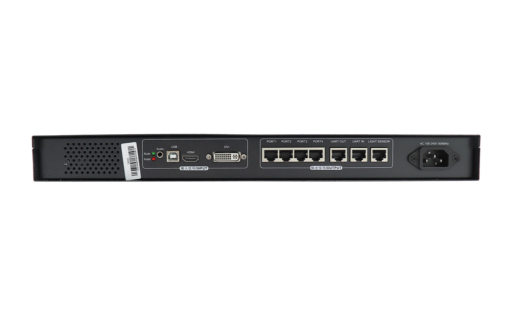 LINSN TS952 LED-Display-Senderbox mit 4 Ethernet-Ausgängen