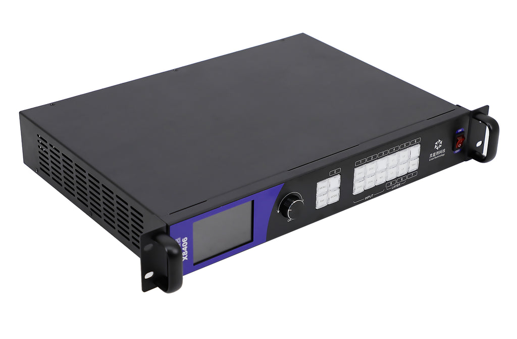 Linsn X8406 ​​4-in-XNUMX-Controller mit XNUMX Bildern