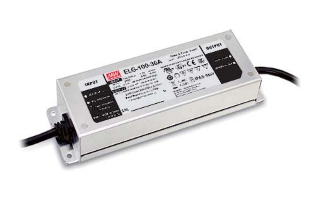 Meanwell ELG-100-24A / ELG-100-36A / ELG-100-48A Single Output Power Supplies