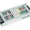 JPS200PV45-A1 - LED Display Module, LED Screen Controller and LED Video Processor Industrial switch-mode power supply module with vented metal case and terminal block on one end, used in electronic equipment.