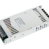 Industrial DC power supply module with vented metal housing and multi-terminal block for connections