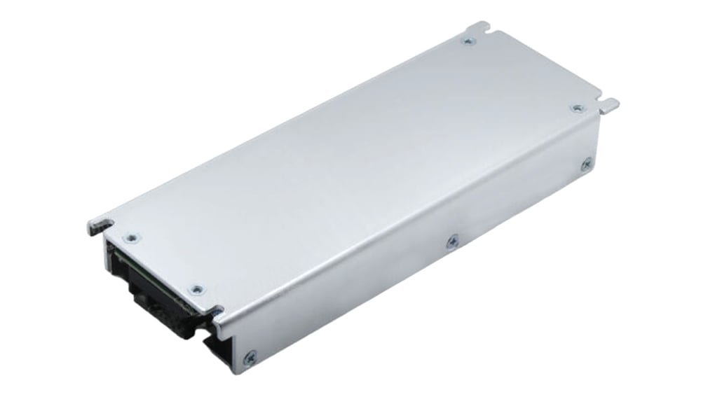 DHP400L-46 2 - LED Display Module, LED Screen Controller and LED Video Processor Metal rectangular electronic enclosure with a black connector at one end, showing screw holes along the sides and a slim profile.