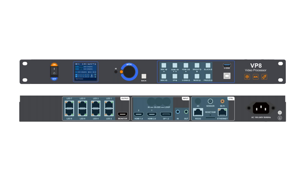 Huidu HD-VP8 All-in-one LED Controller